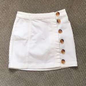 NWOT Free People Little Daisies Mini Skirt